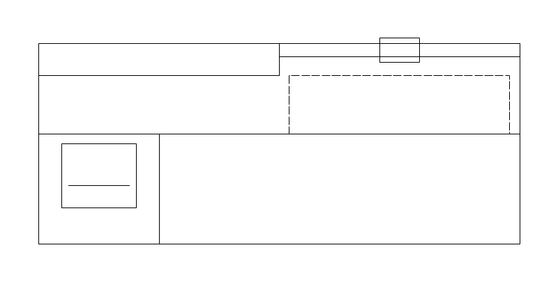 72-inch Retail Cash Wrap plan view CAD block