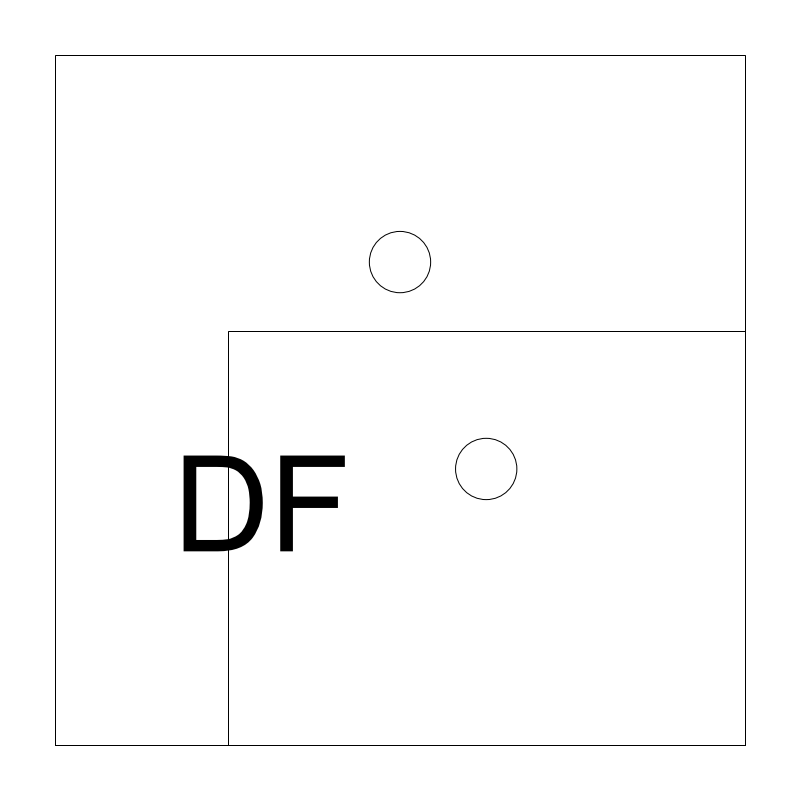 Drinking Fountain plan view CAD block