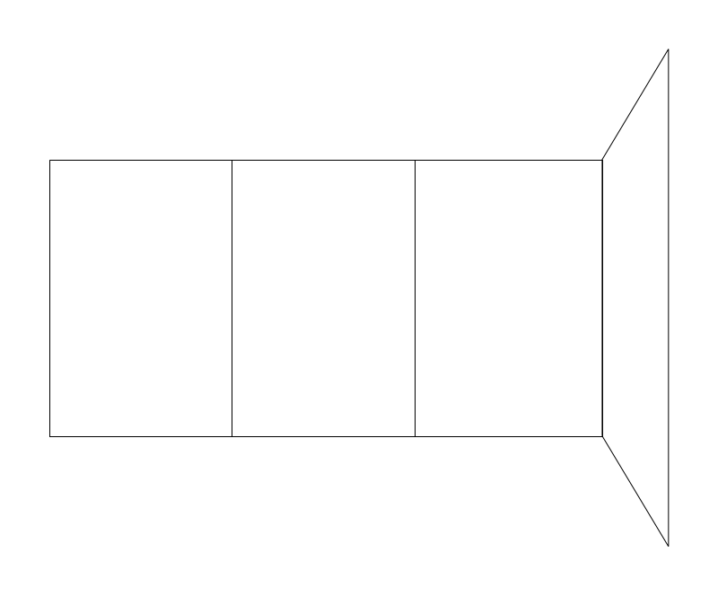 Driveway with Apron plan view CAD block