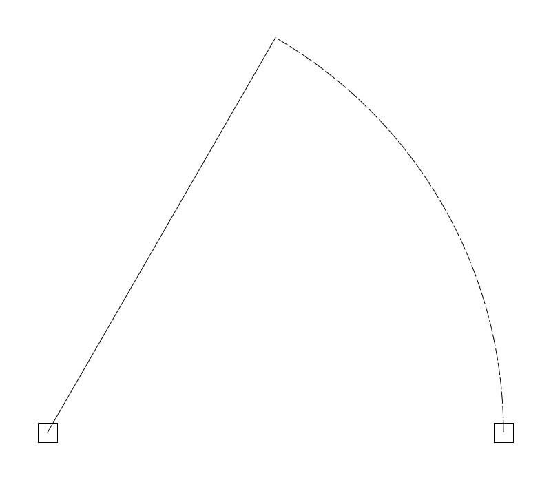 Gate plan view CAD block