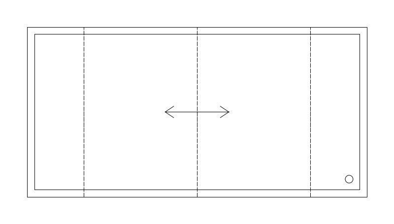 4x8 Cultivation Grow Bench plan view CAD block