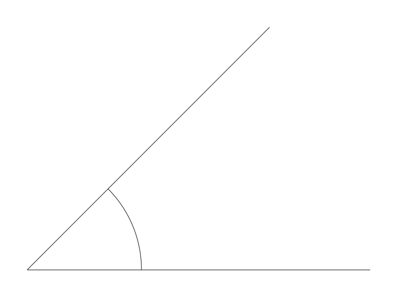 Plumbing Pipe 45-degree Elbow (Northeast) plan view CAD block