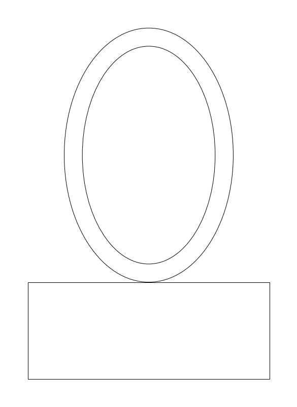 Toilet plan view CAD block