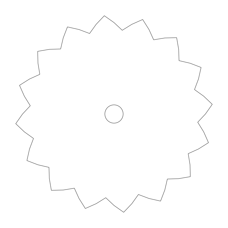 Tree plan view CAD block