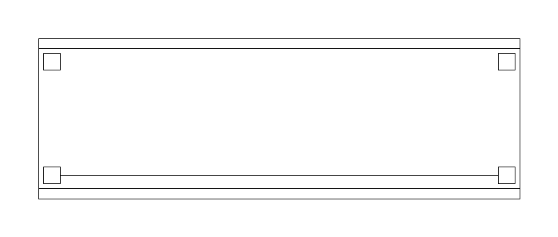 72-inch Workbench plan view CAD block